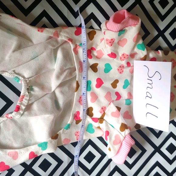 Hearts Pet Pajama for Dogs - Picture 10 of 16